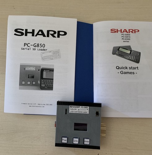 Sharp g850 pocket computer - sharp,